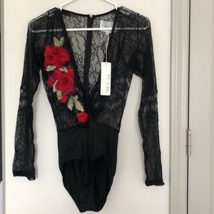 Lace Sexy Boutique Bodysuit